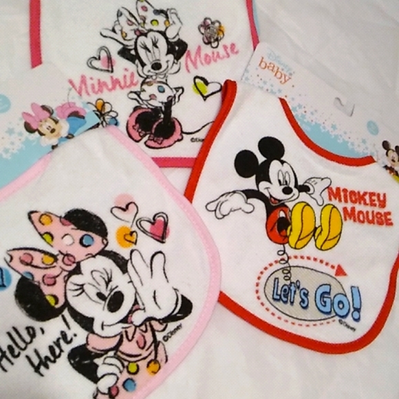 Disney Other - Nwt Disney Baby Bib Bundle (Set of 3)
